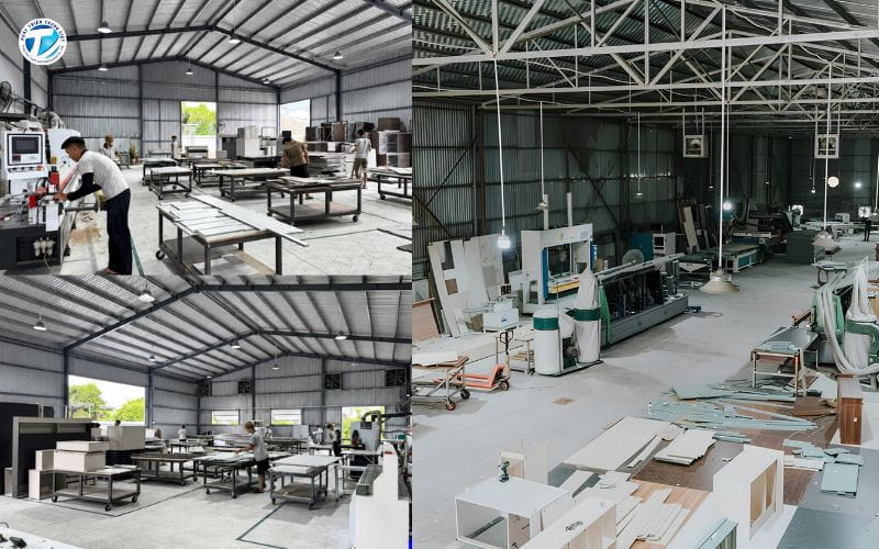 Năng lực máy móc và quy mô xưởng sản xuất đồ gỗ nội thất cao cấp